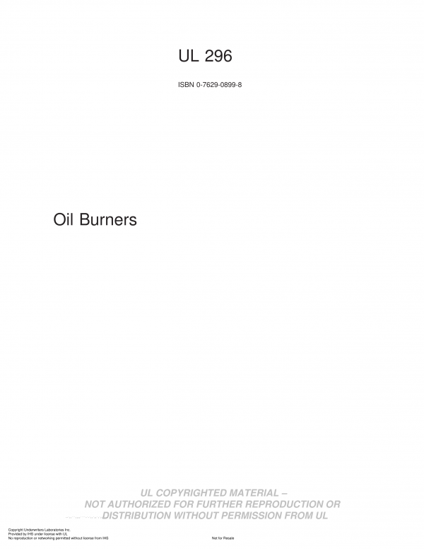 UL 296 PDF UL 296 PDF